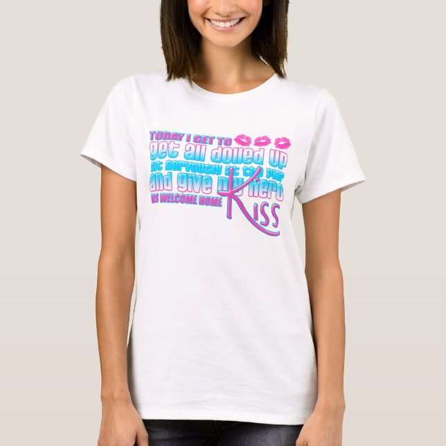 WELCOME HOME KISS, AIRPORT T-Shirt (Front)