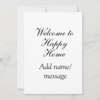 Welcome home lake beach house inauguration name