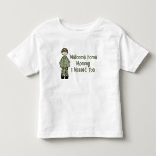 Welcome Home Mommy Army Brat (Son) Toddler T-shirt
