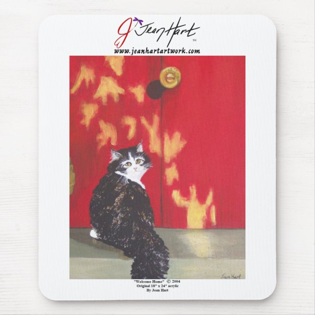 Welcome Home Mouse Pad (Front)