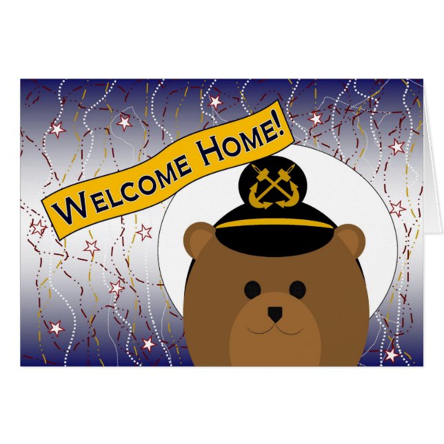 Welcome Home - Navy (Front Horizontal)