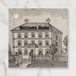 Welcome Home New Home Buyer Realtor Thank You Favour Tags
