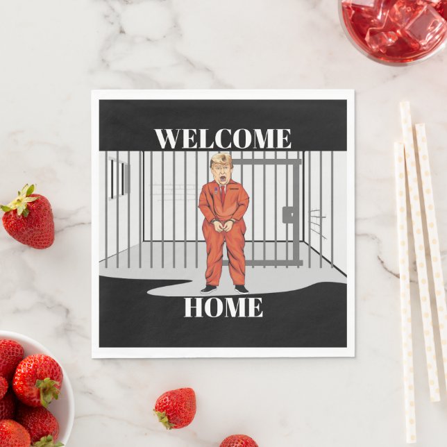 Welcome Home Paper Napkin (Insitu)