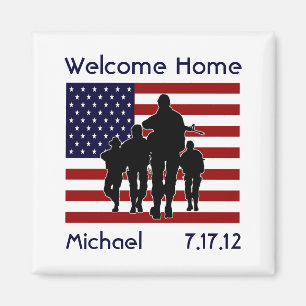Welcome Home Personalized Magnet Favour