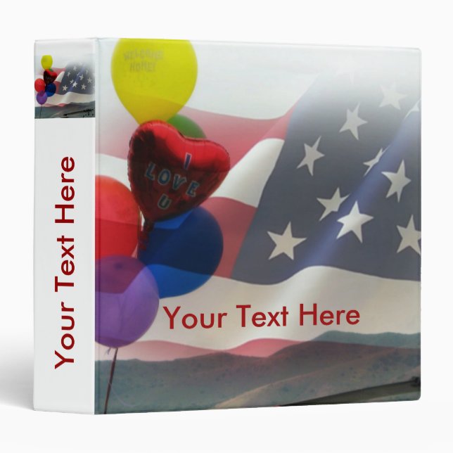 Welcome Home Photo Album Binder (Front/Spine)