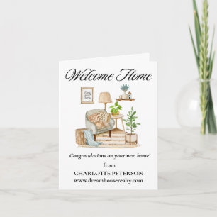 Welcome Home Real Estate Card