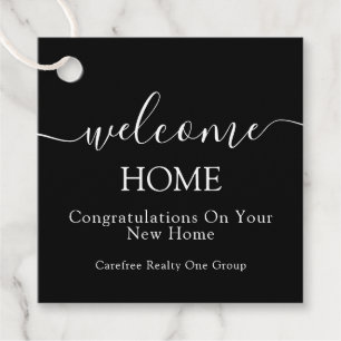 Welcome Home Realtor Favour Tags