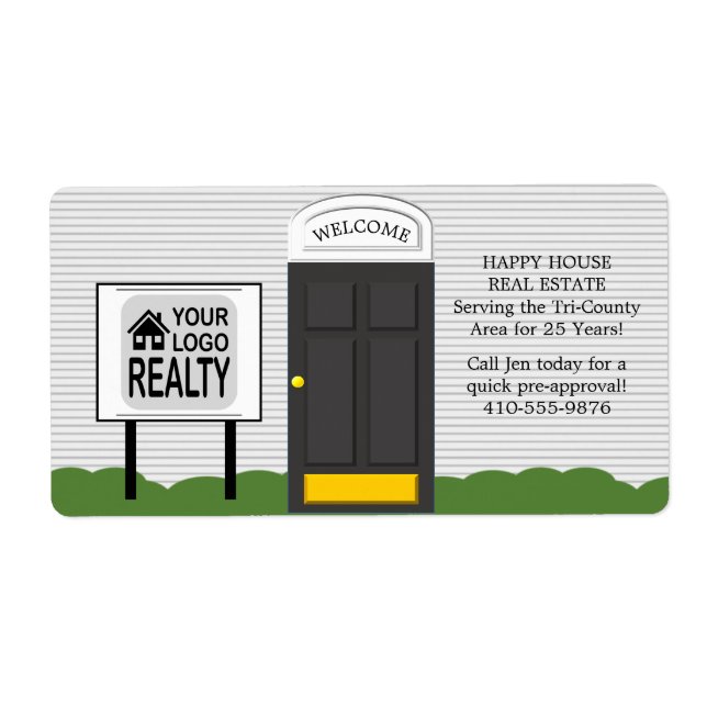 Welcome Home Realtor Logo New Home (Front)
