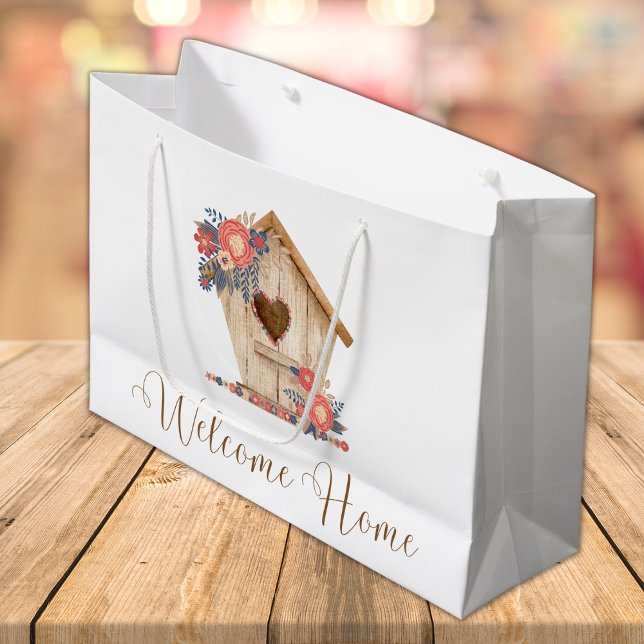 Welcome Home Realtor Personalized  Large Gift Bag (Creator Uploaded)