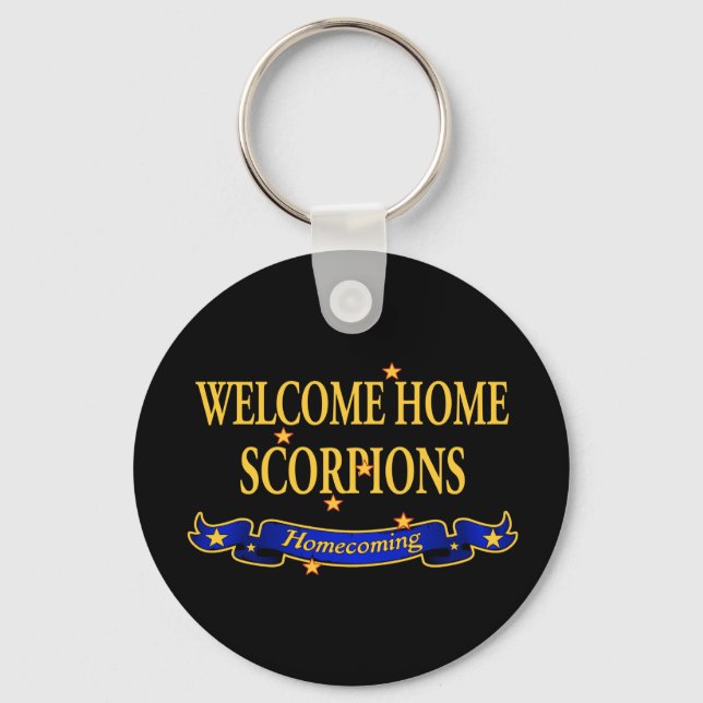 Welcome Home Scorpions Keychain (Front)