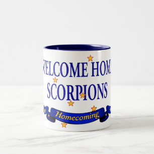 Welcome Home Scorpions Two-Tone Coffee Mug