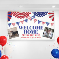 Welcome Home Soldier Patriotic 2 Photos Custom