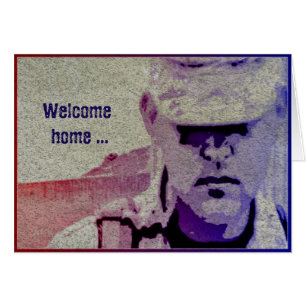 Welcome Home & Thank You Military Greeting Card