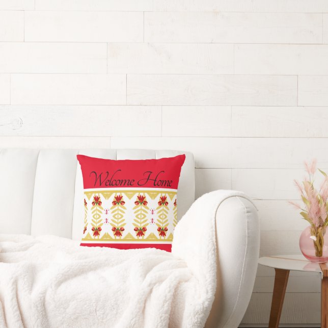 Welcome Home Throw Pillow- Welcome Back Pillow (Couch)