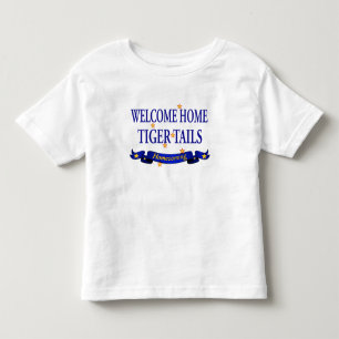 Welcome Home Tiger Tails Toddler T-shirt