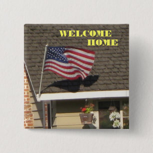 Welcome Home Troops Button