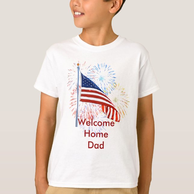 Welcome Home Troops T-shirt (Front)