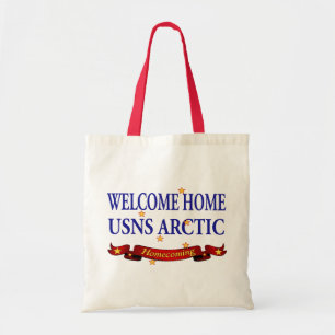 Welcome Home USNS Arctic Tote Bag