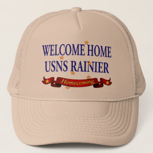 Welcome Home USNS Rainier Trucker Hat
