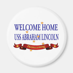 Welcome Home USS Abraham Lincoln Magnet