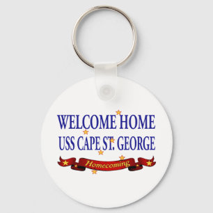 Welcome Home USS Cape St. George Keychain