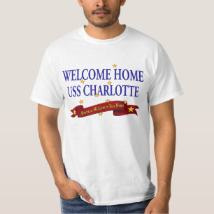 Welcome Home USS Charlotte T-Shirt