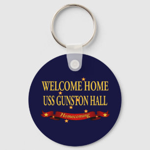 Welcome Home USS Gunston Hall Keychain