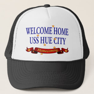 Welcome Home USS Hue City Trucker Hat