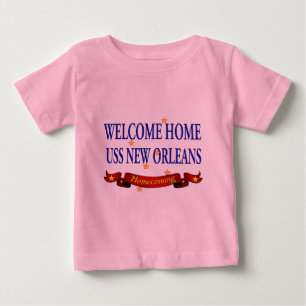 Welcome Home USS New Orleans Baby T-Shirt