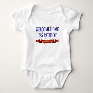 Welcome Home USS Patriot Baby Bodysuit