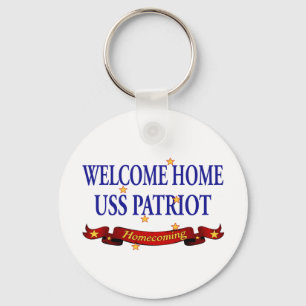 Welcome Home USS Patriot Keychain