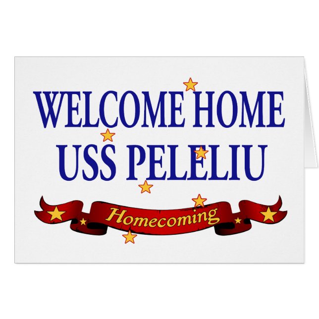 Welcome Home USS Peleliu (Front Horizontal)