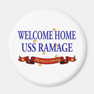 Welcome Home USS Ramage Magnet