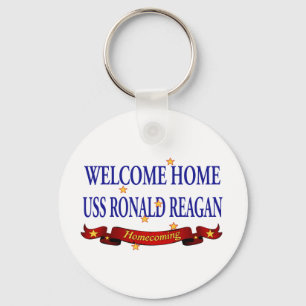 Welcome Home USS Ronald Reagan Keychain