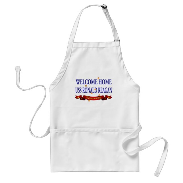 Welcome Home USS Ronald Reagan Standard Apron (Front)