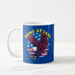 Welcome Home Veteran Patriotic Eagle Coffee Mug
