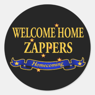 Welcome Home Zappers Classic Round Sticker