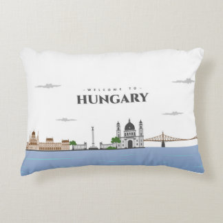 Welcome in Hungary Accent Pillow