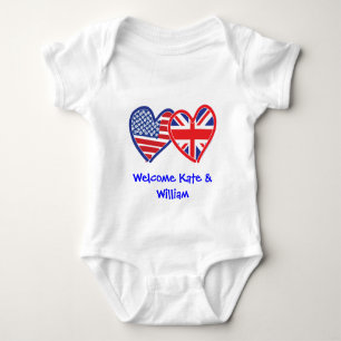 Welcome Kate & William/ Royal Wedding Baby Bodysuit