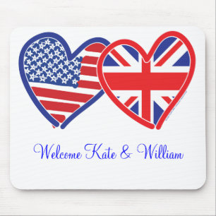 Welcome Kate & William/ Royal Wedding Mouse Pad