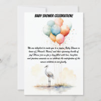 Welcome, Little Miracle! - Baby Shower Party Invit