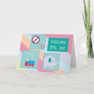 Welcome little one card