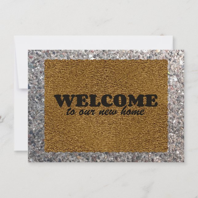 Welcome Mat Invitation (Front)