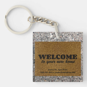 Welcome Mat Keychain