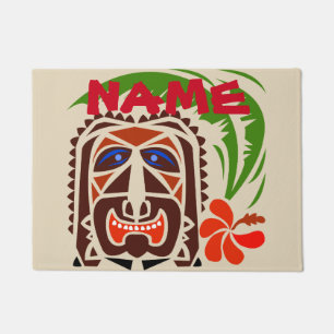 Welcome Mat, Tiki Bar.edit text Doormat