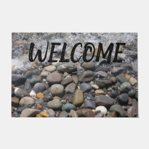 Welcome - Nature Lover - River Rocks Doormat