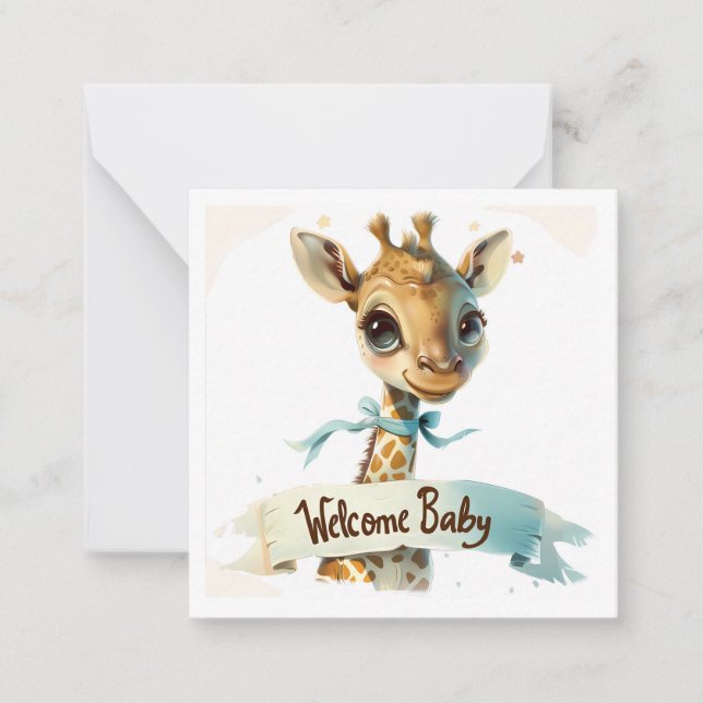 Welcome New Baby Card (Front)