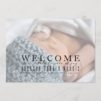 Welcome Our Bundle Of Joy | Baby Announcement