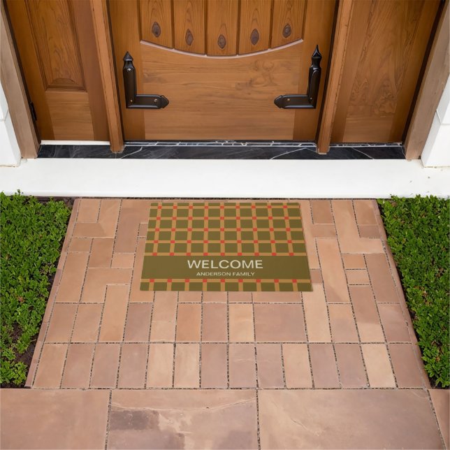 Welcome Personalized Monogram Doormat (Outdoor)