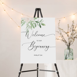 Welcome Personalized Wedding Sign